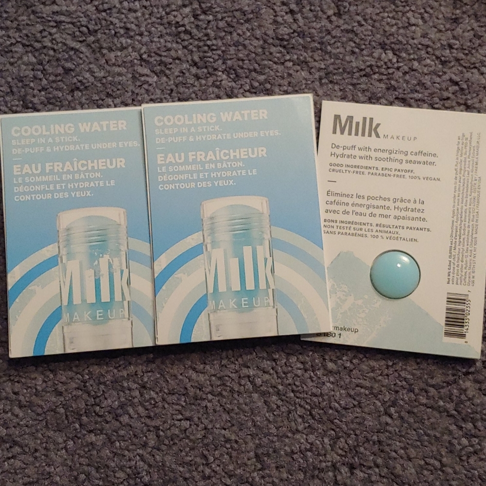 (4/$20) BNIB milk makeup cooling water samples